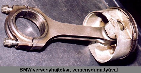 BMW versenyhajt�kar �s dugatty�